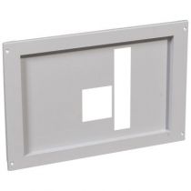 Plastron métal XL³ 4000 - 1/4 tour - 1 DPX-IS 1600 - vertical - 24 mod (020836)