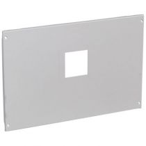 Plastron métal XL³ 4000 - à vis - 1 DPX 1600 - horizontal - 24 mod (020935)