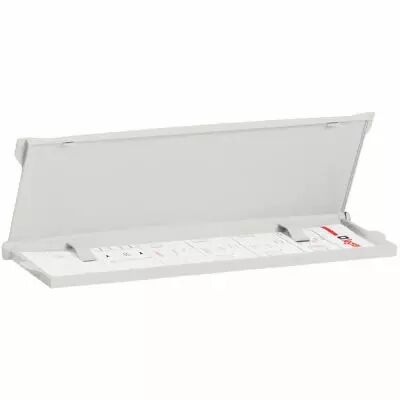 Pochette ferm�e autocollante pour plans - IP 50 - 324x120x18 mm - gris RAL 7035 (036582)