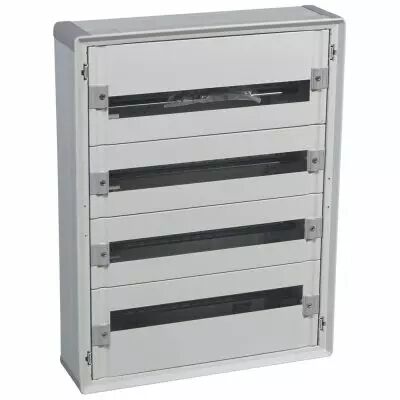 coffret distribution isolant xl�160 tout modulaire 4 rang�es - 96 modules (401804)