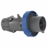 Fiche droite Hypra - IP66/67-55 - 16 A - 200/250 V~ - 3P+T - plast (051157)