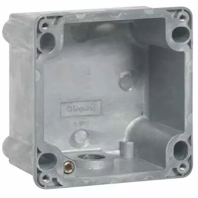 Bo�tier r�versible Hypra - IP44/55 - 16 A - pour socles 2P+T et 3P+T - m�tal (052059)