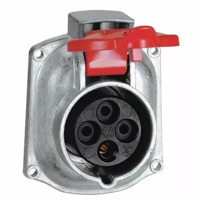 Socle tableau Hypra -IP44- 16 A - 380/415 V~ - 3P+T - m�tal - rempl M-L 16 A (052193)