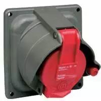 prisinter fixe hypra ip44/55 16a - 380v~ � 415v~ - 3p+n+t - plastique (052204)
