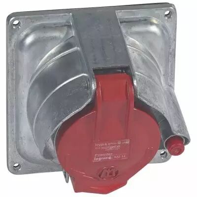 Socle tableau Prisinter Hypra - IP44/55 - 16 A - 380/415 V~ - 3P+N+T - m�tal (052214)