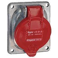 Socle tableau Hypra - IP44 - 16 A - 380/415 V~ - 2P+T - métal (052232)