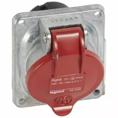Socle tableau Hypra - IP44 - 16 A - 380/415 V~ - 3P+T - m�tal (052233)