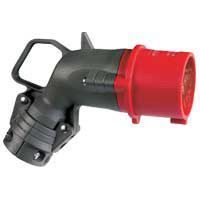 Fiche coudée Hypra - IP44 - 16 A - 380/415 V~ - 2P+T - plast (052262)