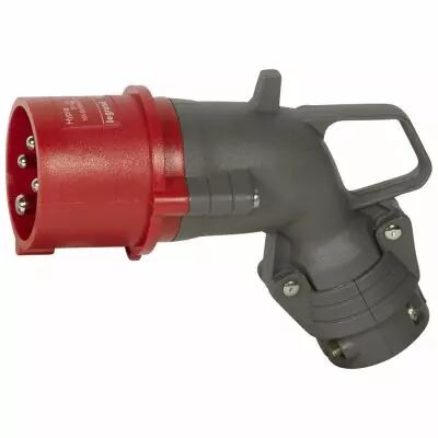 Fiche coud�e Hypra - IP44 - 16 A - 380/415 V~ - 3P+T - plast (052263)
