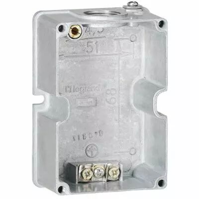 Bo�tier r�versible Hypra - IP44 - 16 A - pour socles 3P+T/3P+N+T - m�tal (052269)