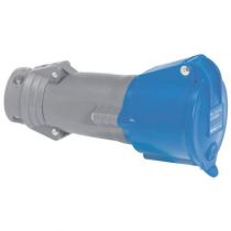 Prise mobile Hypra - IP44 - 32 A - 200/250 V~ - 2P+T - plast (052782)