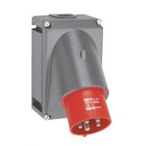Socle connecteur Hypra - IP44 - 32 A - 380/415 V~ - 3P+N+T - plast (052874)
