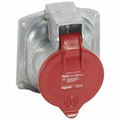Socle tableau Hypra -IP44- 32 A - 380/415 V~ - 3P+N+T - m�tal - rempl M-L 32A (052894)