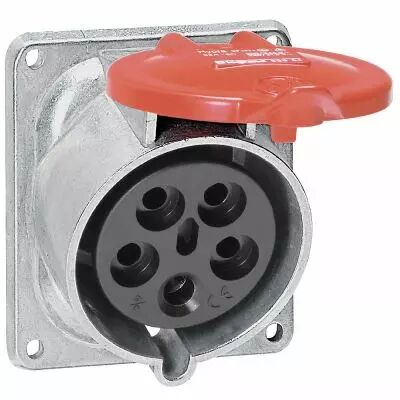 Socle tableau Hypra - IP44 - 32 A - 380/415 V~ - 3P+N+T - m�tal (052934)