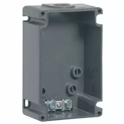 Bo�tier r�versible Hypra - IP44 - 32 A - pour socle 2P+T/3P+T/3P+N+T - plast (052979)