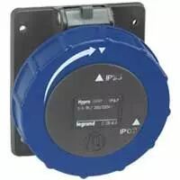 Socle tableau entraxe unifi� Hypra -IP66/67-55- 32 A - 200/250 V~ - 2P+T - plast (053046)