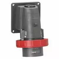 Socle connecteur Hypra - IP66/67-55 - 32 A - 380/415 V~ - 3P+N+T - plast (053091)