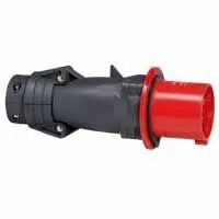 Fiche droite Hypra - IP44 - 63 A - 380/415 V~ - 3P+T - plast (053843)