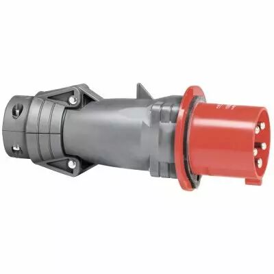 Fiche droite Hypra - IP44 - 63 A - 380/415 V~ - 3P+N+T - plast (053844)