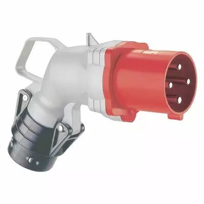 Fiche coud�e Hypra - IP44 - 63 A - 380/415 V~ - 3P+T - m�tal (053873)