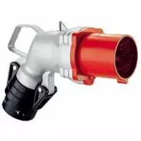 Fiche coud�e Hypra - IP44 - 63 A - 380/415 V~ - 3P+N+T - m�tal (053874)