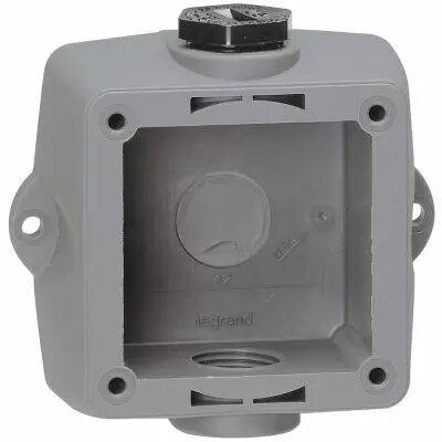 Bo�tier saillie Hypra - 2P+T - brochage dom - plast (053910)