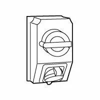 Coffret monoprise Hypra - IP44 - 16 A - 380/415 V~ - 3P+N+T - avec inter (059216)