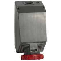 Socle prise saillie simple Hypra -IP66/67-55 - 125A - 380/415 V~ - 3P+T (059502)