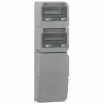 Coffret à composer Hypra - pour 6 socles prises 16-32 A - non percé avec 2 rails (059845)