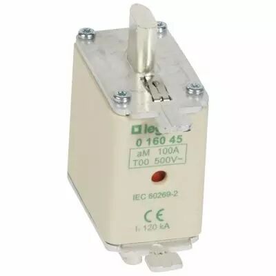 Cartouche ind � couteau - aM - taille 00 - avec voyant - 100 A (016045)
