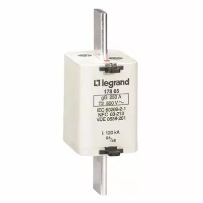Cartouche ind � couteau - gG - taille 2 - avec voyant - 250 A (017865)