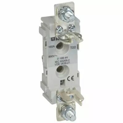 Socle pour cartouche � couteau - taille 000/00 - 1P sans minirupteur - 160 A (019944)
