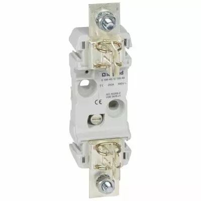 Socle pour cartouche � couteau - taille 1 - 1P sans minirupteur - 250 A (019948)