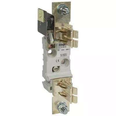 Socle pour cartouche � couteau - taille 3 - 1P � minirupteur - 630 A (019952)