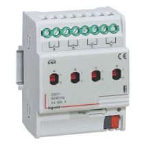 Contrôleur modulaire BUS/KNX - ON/OFF - 4 sorties 16 A - 4 mod (002680)