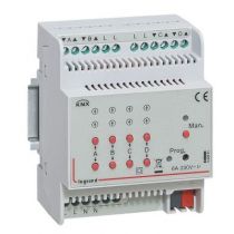 Contrôleur modulaire BUS/KNX - volets roulants - 4 sorties 2,1 A - 4 mod (002691)