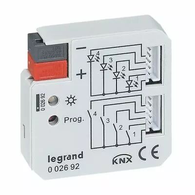 Interface encastr�e BUS/KNX - contact sec - 4 entr�es + 4 sorties (002692)