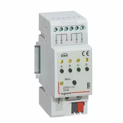 Interface modulaire BUS/KNX - contact binaire - 2 mod (002693)