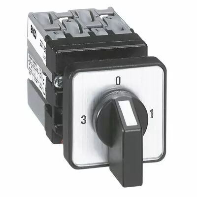 Mini-commutateur - 3 directions avec position arr�t - 2P - fixation �22 (023522)