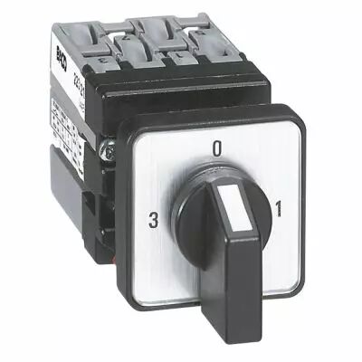 Mini-commutateur - 3 directions avec position arr�t - 3P - fixation �22 (023523)