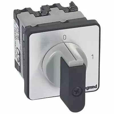 Commutateur - inter marche/arr�t - PR 12 - 1P - 1 contact - fixation vis (027400)