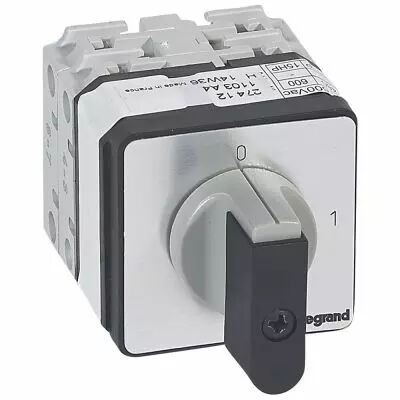 Commutateur - inter marche/arr�t - PR 21 - 3P - 3 contacts - fixation vis (027412)