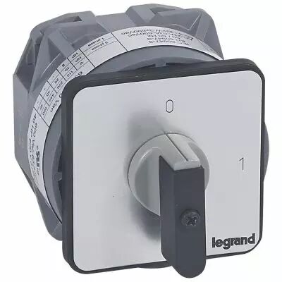 Commutateur - inter marche/arr�t - PR 63 - 2P - 2 contacts - fixation vis (027426)