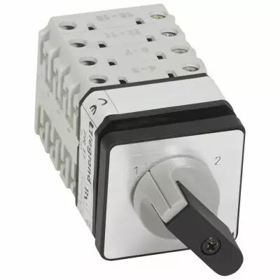 Commutateur - inverseur sans arr�t - PR 17 - 4P - 8 contacts - fixation vis (027468)