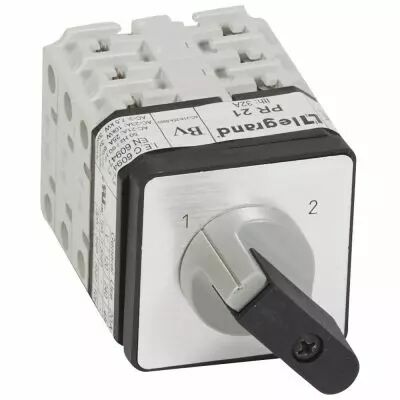 Commutateur - inverseur sans arr�t - PR 21 - 3P - 6 contacts - fixation vis (027472)