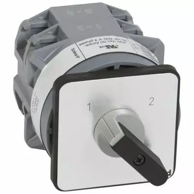 Commutateur - inverseur sans arr�t - PR 40 - 2P - 4 contacts - fixation vis (027481)