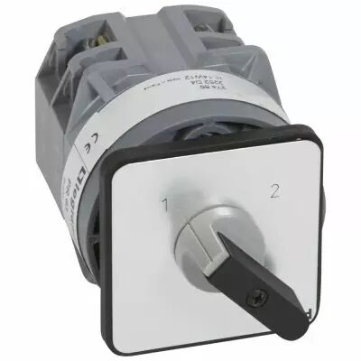 Commutateur - inverseur sans arr�t - PR 63 - 2P - 4 contacts - fixation vis (027486)