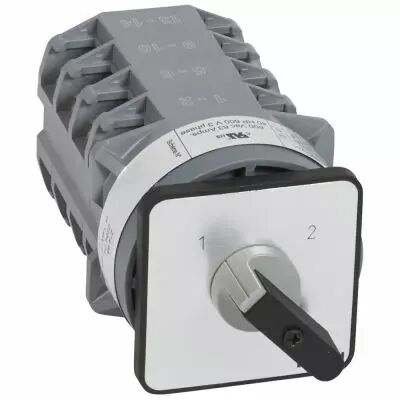 Commutateur - inverseur sans arr�t - PR 63 - 4P - 8 contacts - fixation vis (027488)