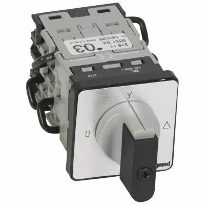 Commutateur moteur 3P - d�marreur 1 vitesse - PR 12 - 8 contacts - fix vis (027511)