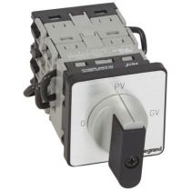 Commutateur moteur 3P - démarreur 2 vitesses - PR 12 - 0-PV-GV - fix vis (027512)